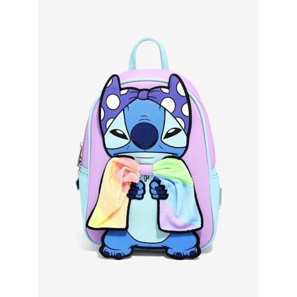 Loungefly Disney Lilo & Stitch Super Stitch with Rainbow Cape Mini Backpack main image 6